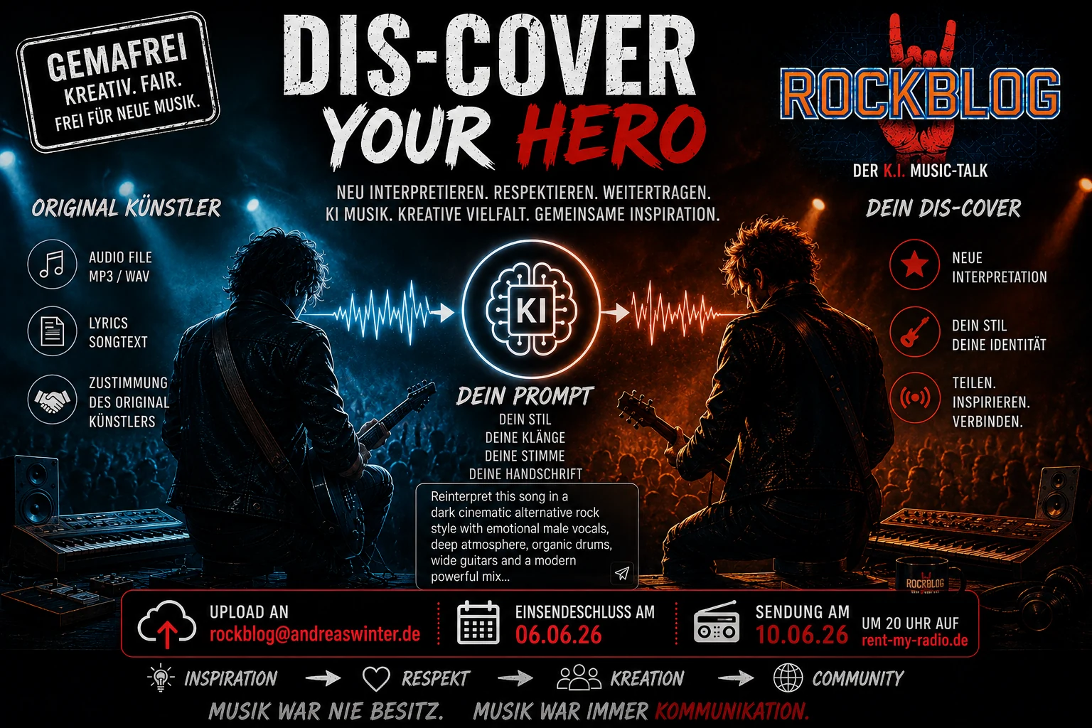 Werbemotiv zur vergangenen Aktion Dis-Cover Your Hero